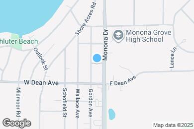 Map image of the property - Bloom Monona Apartments