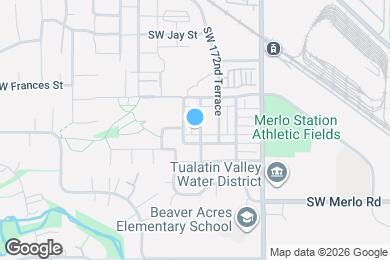 Map image of the property - 1719 SW San Mateo Ter