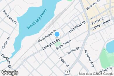 Map image of the property - 249 Islington St