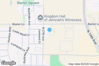 Map image of the property - Baxter Apartments