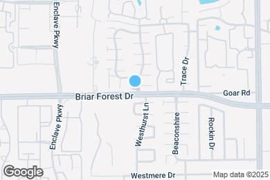 Map image of the property - 12800 Briar Forest Dr