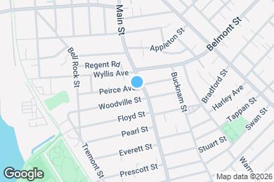 Map image of the property - 6 Peirce Ave