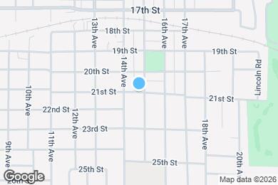 Map image of the property - 1425 21st St