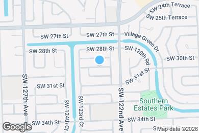 Map image of the property - 12265 SW 29th Ter