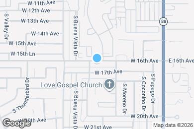 Map image of the property - 545 W 16th Ave