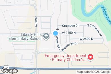 Map image of the property - 2429 N Holbrook Way