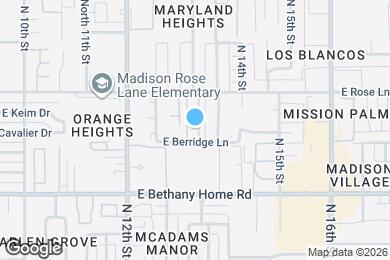 Map image of the property - 6110 N 13th St