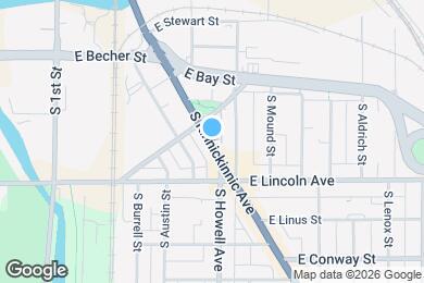 Map image of the property - 2160 S Kinnickinnic Ave