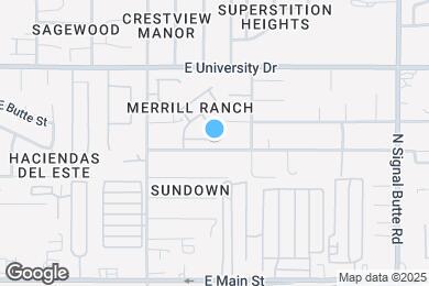 Map image of the property - 10441 E Bonnell St