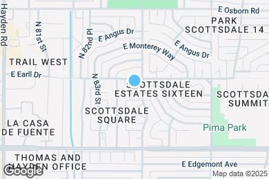 Map image of the property - 8356 E Avalon Dr