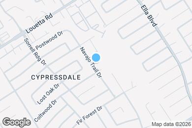 Map image of the property - 18110 Navajo Trail Dr