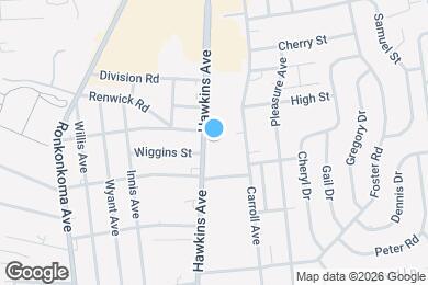 Map image of the property - 347 Hawkins Ave