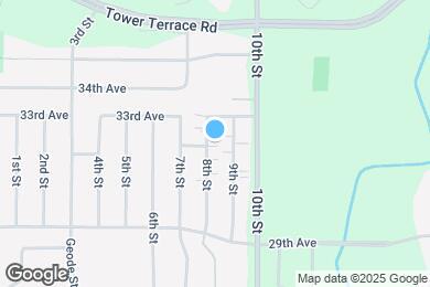 Map image of the property - 3205 8th St