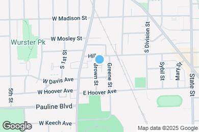 Map image of the property - 819 Brown St