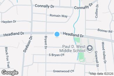 Map image of the property - 2510 Headland Dr