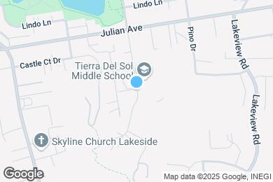 Map image of the property - 9612 Petite Ln