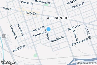 Map image of the property - 1505 Hunter St
