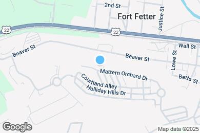 Map image of the property - The Overlook Apartments