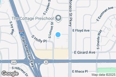 Map image of the property - 3331 S Monaco St Pkwy