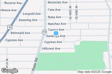Map image of the property - 3209 Saratoga Ave