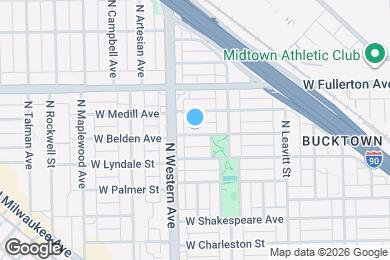 Map image of the property - 2334 W Belden Ave