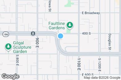 Map image of the property - 425 S 1000 E