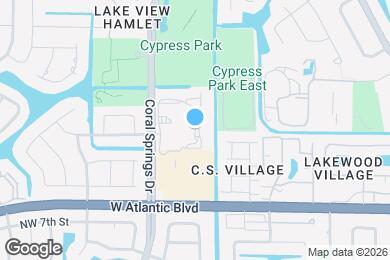 Map image of the property - 1025 Coral Club Dr