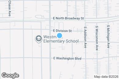 Map image of the property - 1026 E Woodrow Ave