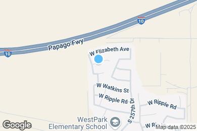 Map image of the property - 25865 W Hilton Ave