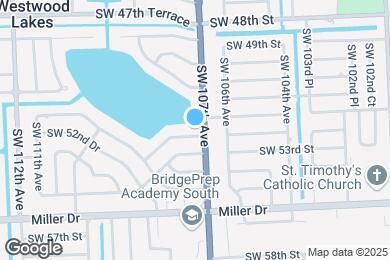 Map image of the property - 10705 SW 52nd Ter