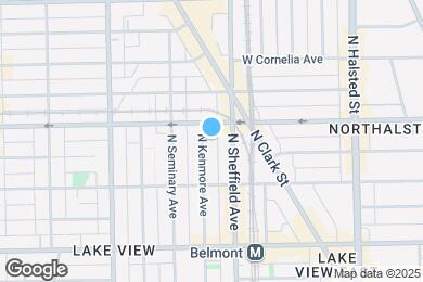 Map image of the property - 3347 N Kenmore Ave