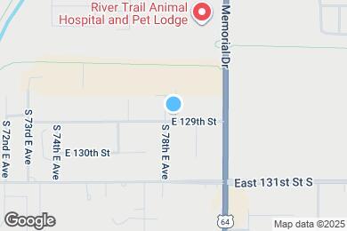 Map image of the property - 7739 E 129th St S