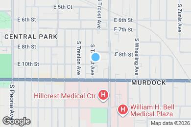 Map image of the property - 1633 E 10th St