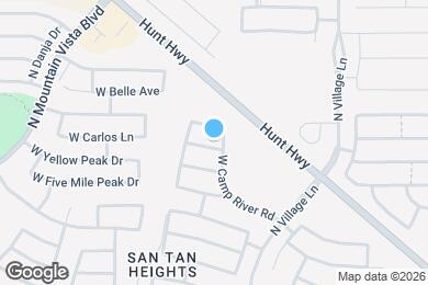 Map image of the property - 2768 W San Carlos Ln