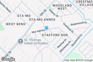 Map image of the property - 2131 War Admiral Dr