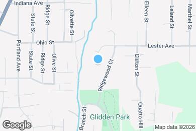 Map image of the property - 875 Lester Ave
