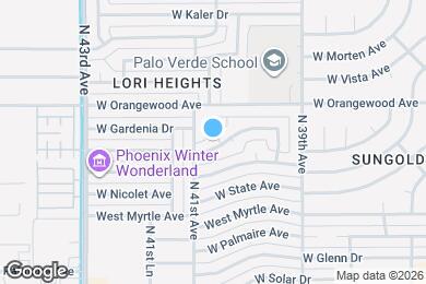 Map image of the property - 7326 N 40th Dr