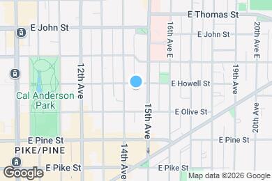 Map image of the property - 1431 E Howell St