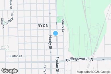 Map image of the property - 3919 Elysian St