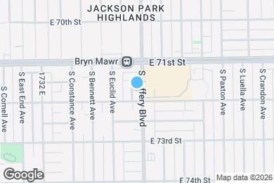 Map image of the property - 7144 S Jeffery Blvd
