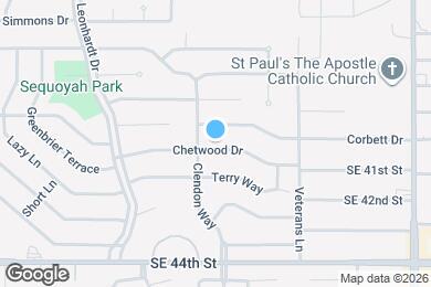 Map image of the property - 3709 Chetwood Dr