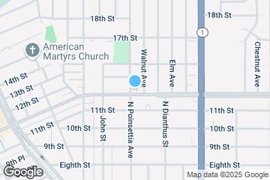 Map image of the property - 905 Manhattan Beach Blvd
