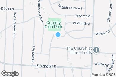 Map image of the property - 11709 E 30th St S