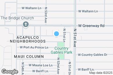 Map image of the property - 5205 W Caribbean Ln