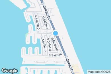 Map image of the property - 10725 S Ocean Dr