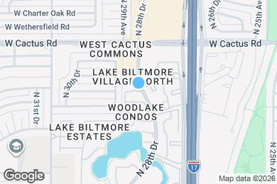 Map image of the property - 11666 N 28th Dr