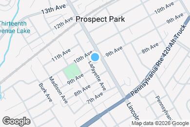 Map image of the property - 905 Lafayette Ave