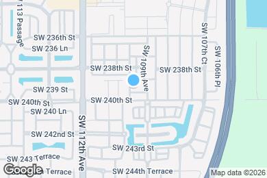 Map image of the property - 10985 SW 239th Ter