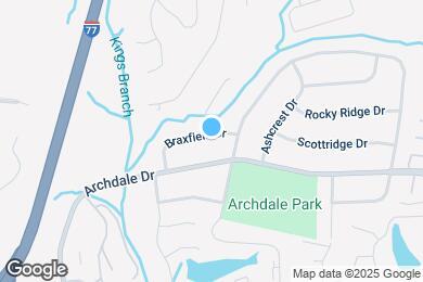 Map image of the property - 800 Braxfield Dr