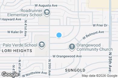 Map image of the property - 3821 W Belmont Ave